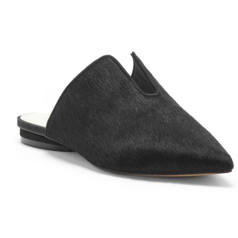 1. STATE | Calf Hair Mules in Black NEW